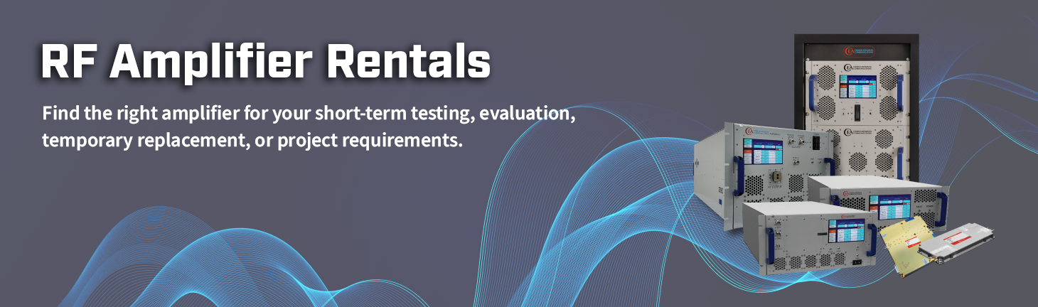 RF Amplifier Rentals